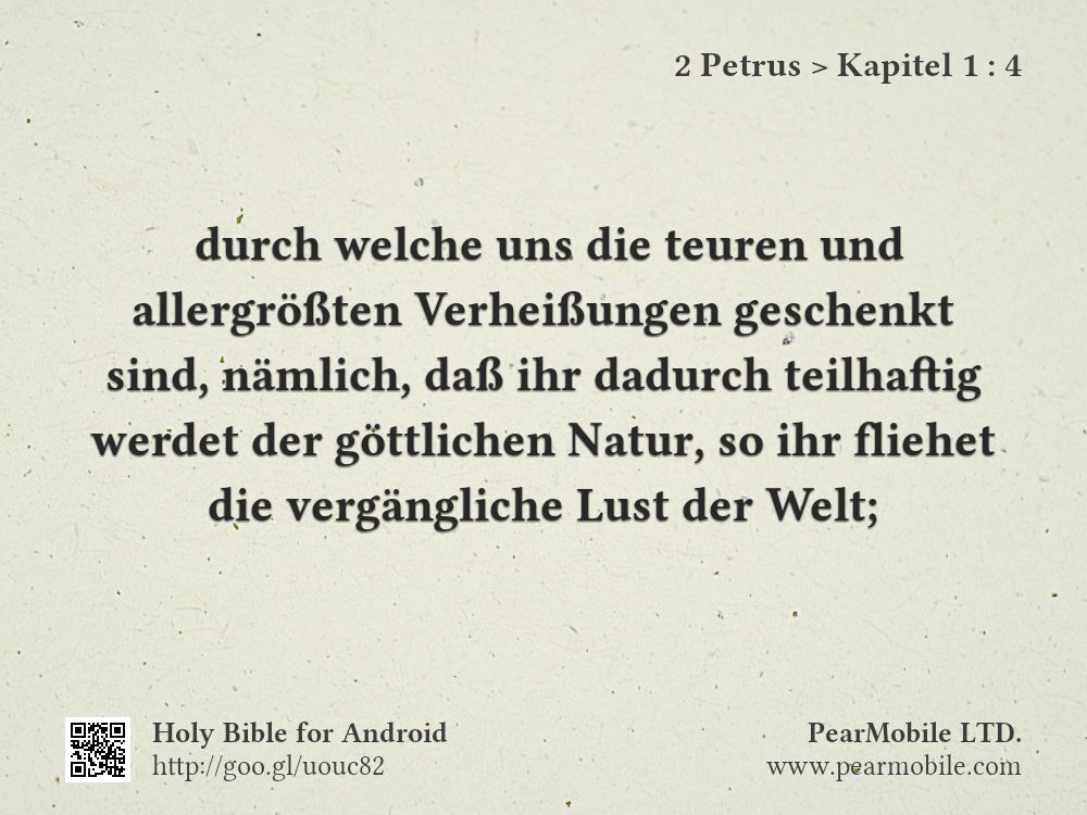 2 Petrus, Kapitel 1:4